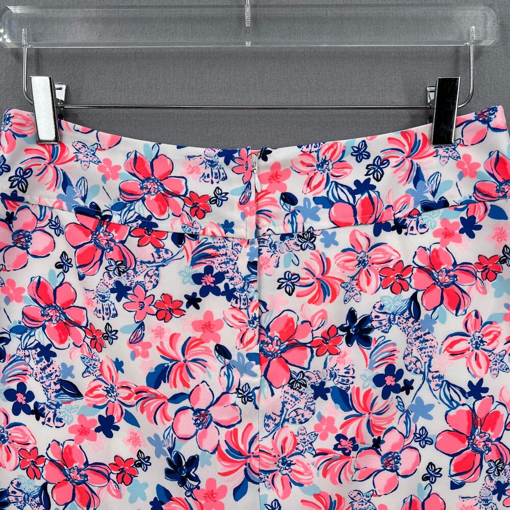 LILLY PULITZER Jonas High Waist Skort Womens 8 Resort White Party Like a Lobstar - Picture 11 of 16